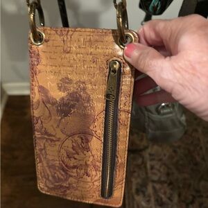 Patricia Nash Brown and Gold Key & Card Holder